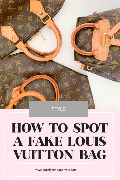 how to spot a louis vuitton fake bag|Official Guide: Spot FAKE Louis Vuitton Bags (2024).